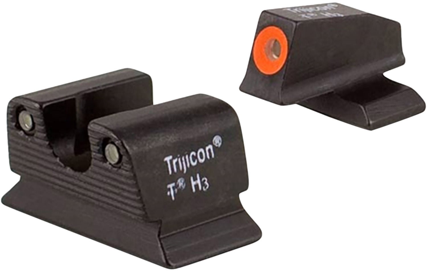 Trijicon 600624 HD Night Sights  Green/Tritium Orange Outline Front Sight-Green Tritium Black Outline Rear Sight Beretta