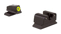 Trijicon 600625 HD Night Sights  Green/Tritium Yellow Outline Front Sight-Green Tritium Black Outline Rear Sight Beretta
