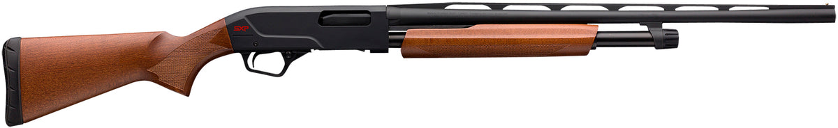 Winchester Repeating Arms 512287390 SXP Field Compact Compact 12 Gauge Pump 3" 4- 2.75" Shells, 24" Matte Black Steel Ba