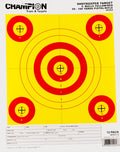 Champion Targets 45562 Shotkeeper  5-Bullseye 50-100 yds Pistol/Rifle Yellow/Red 12 PK