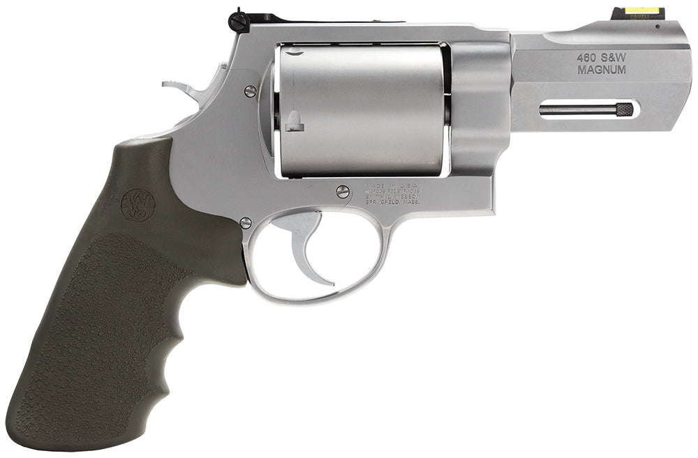 Smith & Wesson 170350 PC Model 460 XVR X-Large 460 S&W Mag 5 Shot 3.50" Stainless Steel Barrel, Stainless Cylinder, Matt