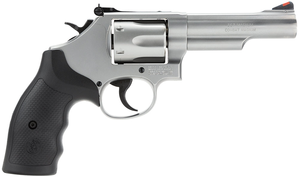 Smith & Wesson 162662 Model 66  357 Mag or 38 S&W Spl +P Stainless Steel 4.25" Barrel, 6 Shot Matte Stainless Steel K-Fr