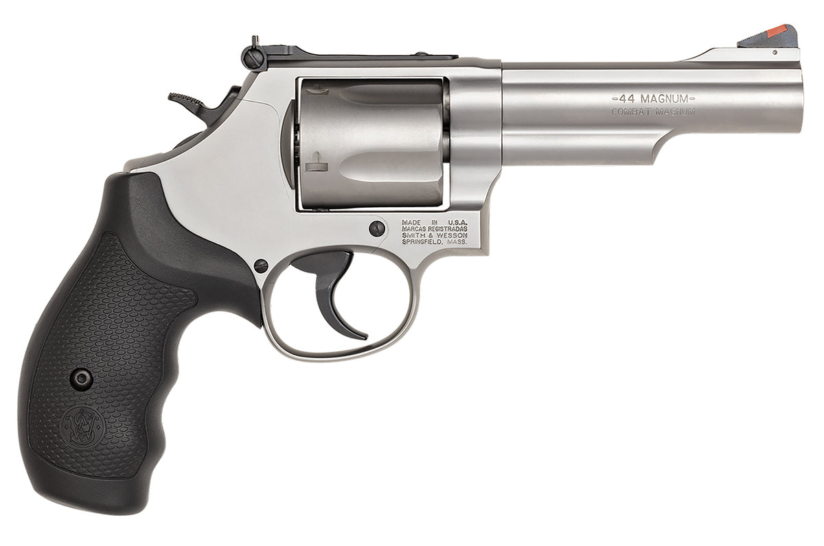 Smith & Wesson 162069 Model 69  44 Rem Mag or 44 S&W Spl Stainless Steel 4.25" 2 Piece Barrel & 5rd Cylinder, Matte Stai