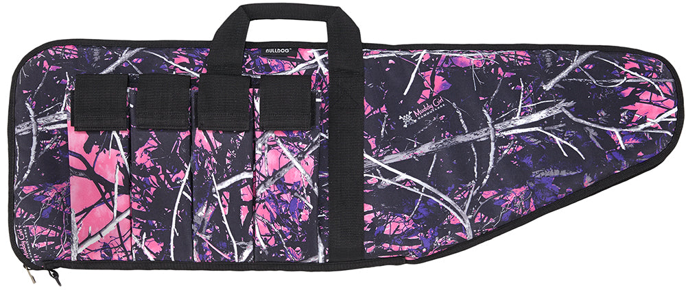 Bulldog MDG1038 Extreme Tactical  38" Muddy Girl Camo Water-Resistant Nylon, Black Trim, Tricot Lining, 4 External Velcr