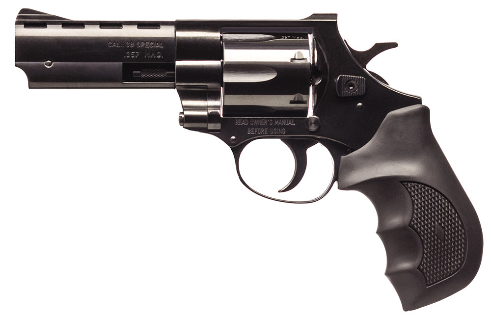 Weihrauch Guns EARB3574 Windicator  357 Mag 6rd 4" Blued Steel Barrel & Cylinder, Compact Blued Steel Frame w/Exposed Ha