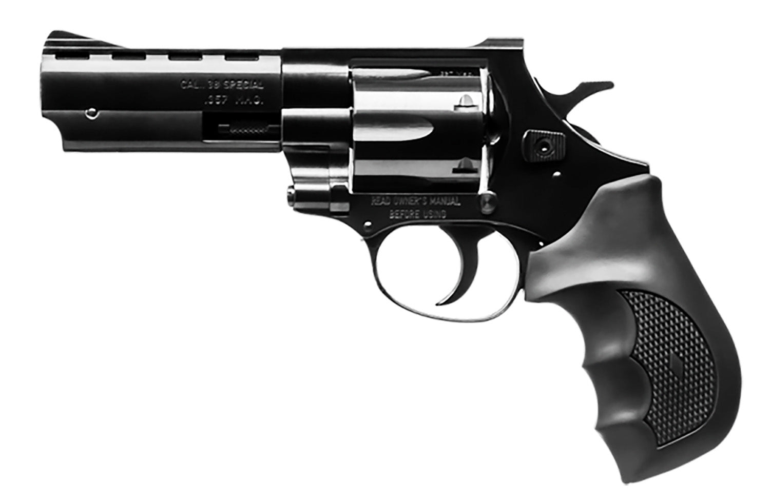 Weihrauch Guns 770123 Windicator  38 Special 6rd 4" Blued Steel Barrel & Cylinder, Compact Blued Steel Frame w/Exposed H