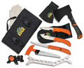 Outdoor Edge OF1 Outfitter Hunting Set Multiple 420J2 Stainless Steel Blade FRN Orange Handle