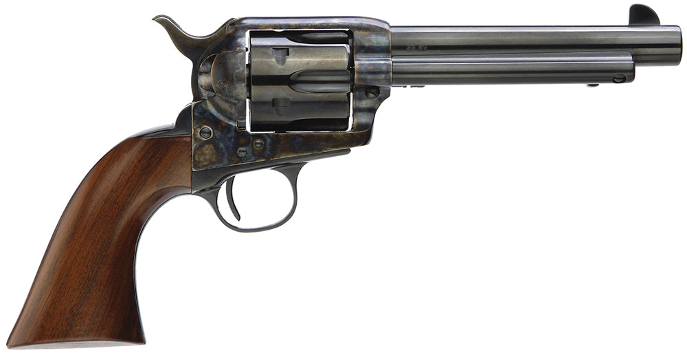 Taylors & Company 5000DE 1873 Gunfighter Deluxe 357 Mag 6rd 5.50" Blued Cylinder & Barrel Color Case Hardened Steel Fram
