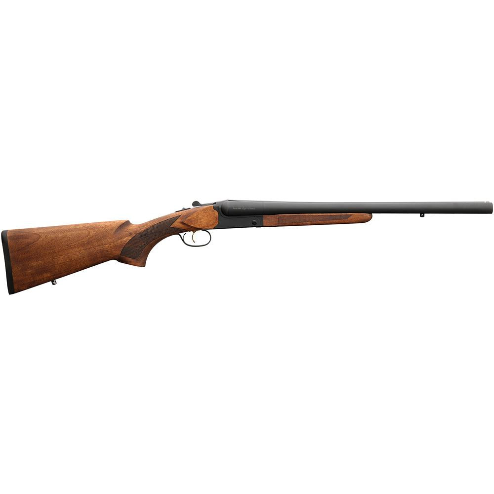 500 SIDE BY SIDE COACH 12GA SHOTGUN Matte Black 20in BBL Walnut Single
