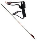 Marksman 3075 Marksman 3075 Pocket Hunter Slingshot Black Steel Frame Black Molded Handle