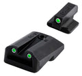 TruGlo TG231G1A Tritium  Green Tritium Front & Rear/Black Nitride Fortress Frame, Compatible w/Glock 42/43/43X/48 Except