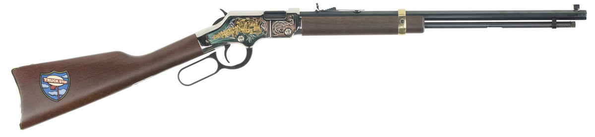 Henry H004TT Golden Boy Trucker's Tribute 22 Short, 22 Long or 22 LR Caliber with 16 LR/21 Short Capacity, 20" Blued Bar