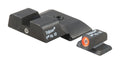 Trijicon 600722 HD Night Sights  Green/Tritium Orange Outline Front Sight-Green Tritium Black Outline Rear Sight Smith &