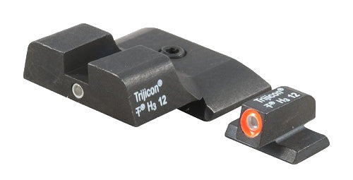 Trijicon 600722 HD Night Sights  Green/Tritium Orange Outline Front Sight-Green Tritium Black Outline Rear Sight Smith &