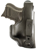DeSantis Gunhide 033BAB6Z0 Dual Carry II  IWB/OWB Black Leather Belt Clip Compatible w/Glock 19/Beretta Cougar/Sig P225 