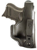 DeSantis Gunhide 033BAX7Z0 Dual Carry II  IWB/OWB Black Leather Belt Clip Fits S&W M&P Shield 9/40 & S&W M&P Shield 2.0 