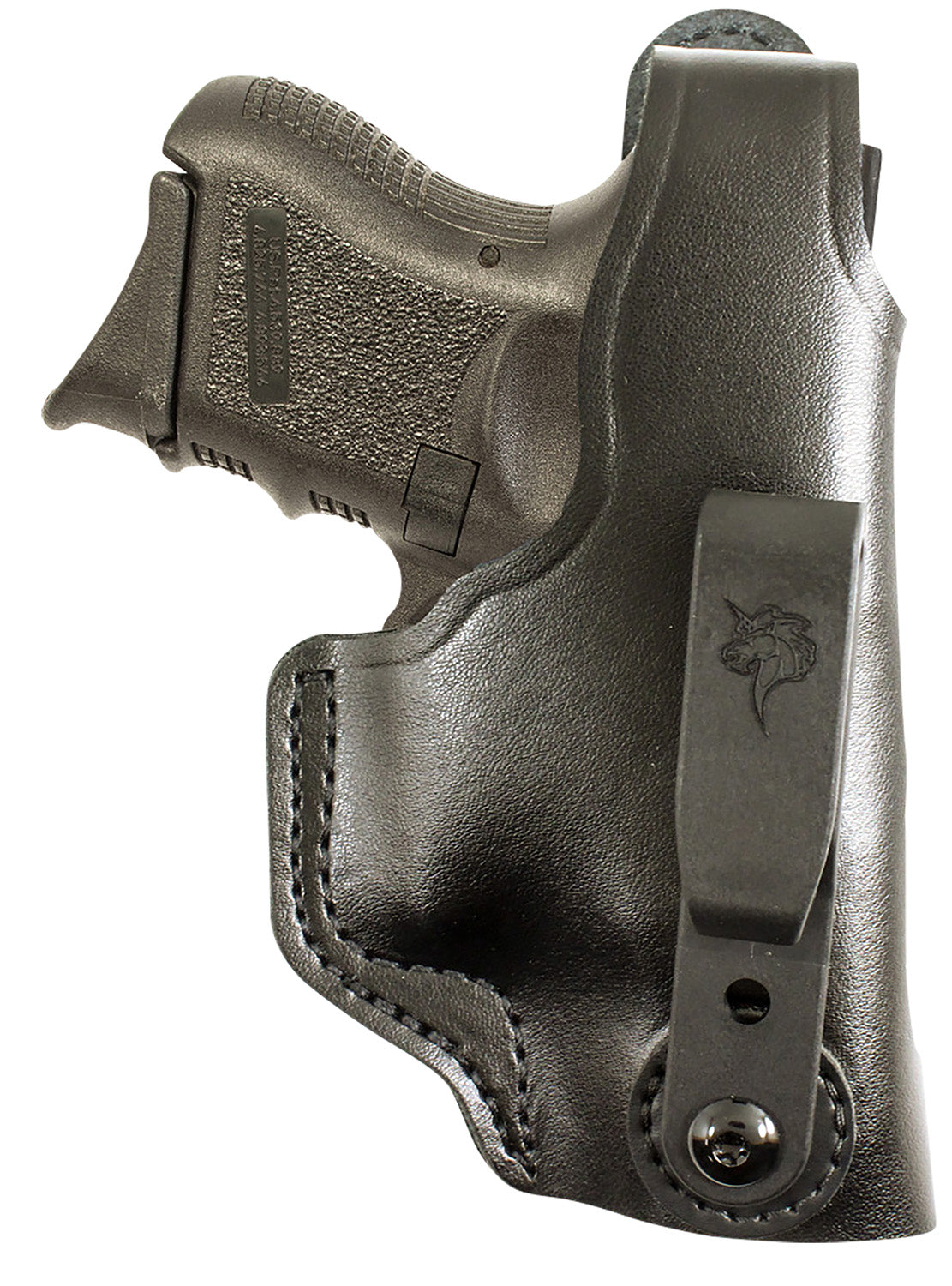 DeSantis Gunhide 033BAX7Z0 Dual Carry II  IWB/OWB Black Leather Belt Clip Fits S&W M&P Shield 9/40 & S&W M&P Shield 2.0 