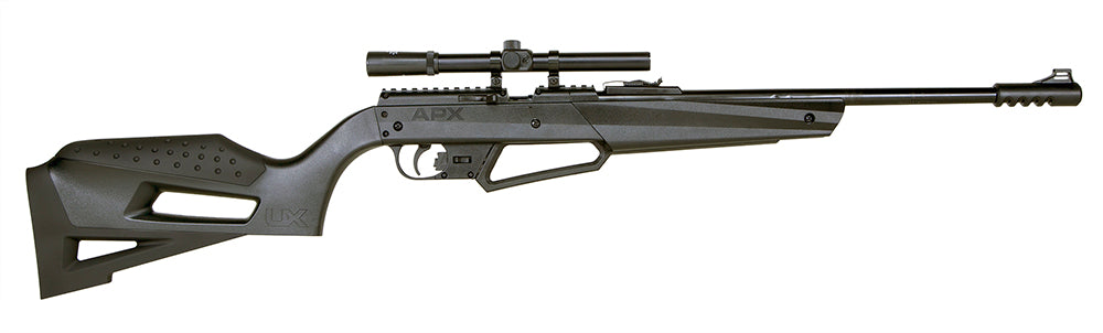 Umarex 2251600 NXG APX Youth Spring Piston 177 Black Black Receiver Black Scope Yes