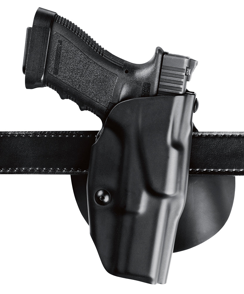 Safariland 63782832411 6378 ALS  OWB Black SafariLaminate Fits Glock 19/23 Compatible w/ Surefire X300 Belt Loop/Paddle 
