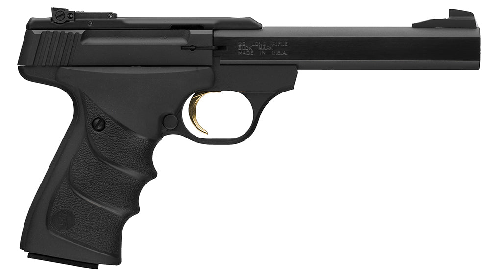 Browning 051497490 Buck Mark URX 22 LR 10+1 5.50" Slab Side Barrel, Matte Black Serrated Steel Slide & Aluminum Frame, B
