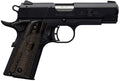 Browning 051815490 1911 Black Label Compact 22 LR 10+1 3.63" Stainless Steel Barrel, Matte Black Serrated Slide & Polyme