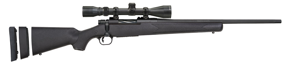 Mossberg 27840 Patriot Super Bantam 243 Win Caliber with 5+1 Capacity, 20" Fluted Barrel, Matte Blued Metal Finish & Bla