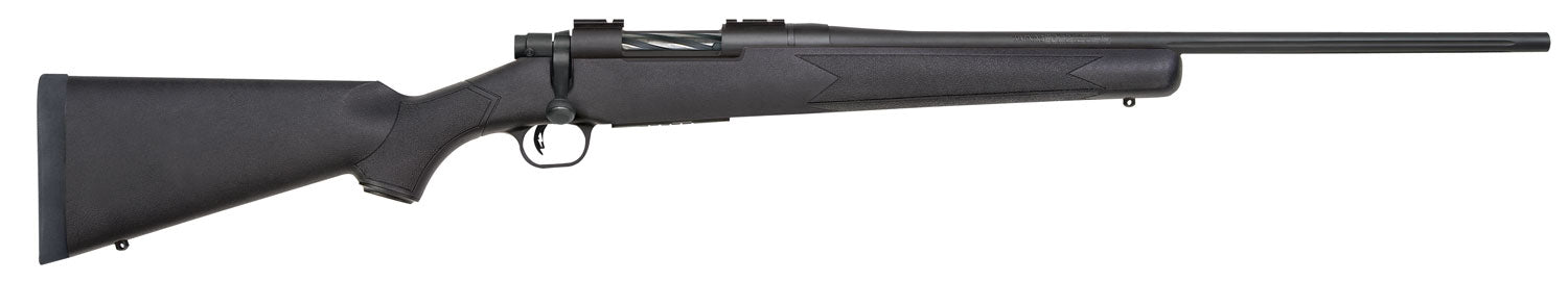 Mossberg 27864 Patriot  308 Win 5+1 22" Fluted Barrel w/Recessed Match Crown, Matte Blued Metal Finish, Spiral-Fluted Bo