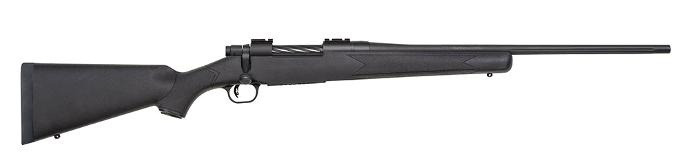 Mossberg 27892 Patriot  Full Size 30-06 Springfield 5+1 22" Matte Blued Fluted Barrel, Drilled & Tapped Matte Blued Stai