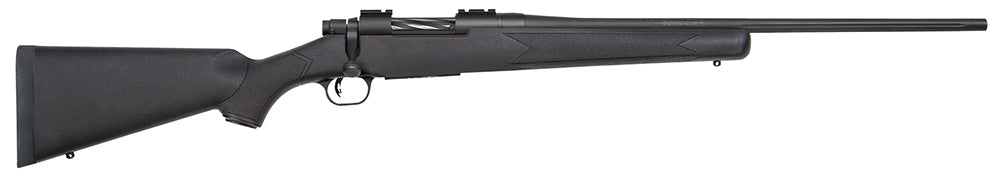 Mossberg 27843 Patriot  Full Size 22-250 Rem 5+1 22" Matte Blued Fluted Barrel, Drilled & Tapped Matte Blued Stainless S