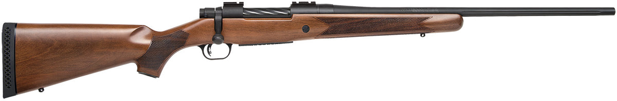 Mossberg 27876 Patriot  Full Size 25-06 Rem 5+1 22"Matte Blued Fluted Barrel, Drilled & Tapped Matte Blued Stainless Ste