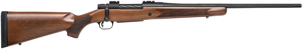 Mossberg 27890 Patriot  Full Size 30-06 Springfield 5+1 22" Matte Blued Fluted Barrel, Drilled & Tapped Matte Blued Stai