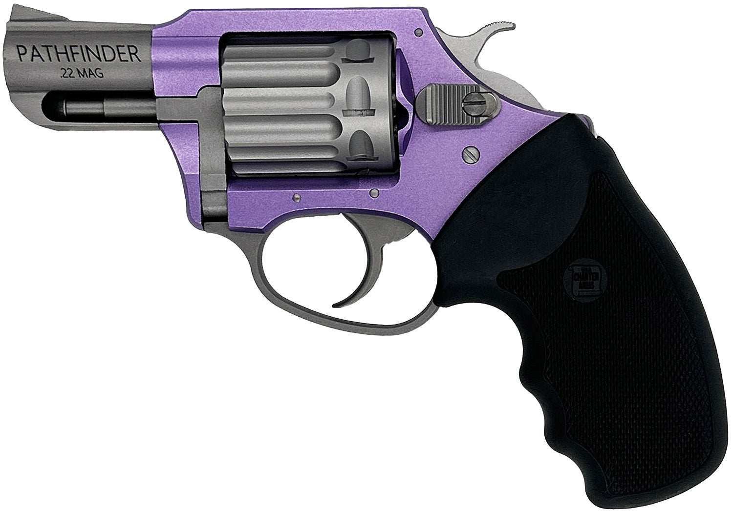 Charter Arms 52340 Pathfinder Lavender Lady Small Frame 22 WMR 8rd 2" Stainless Steel Barrel, Lavender Aluminum Frame, S