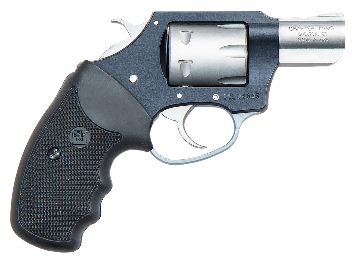 Charter Arms 52370 Pathfinder Lite Small 22 WMR, 8 Shot 2" Matte Stainless Steel Barrel & Cylinder, Aircraft Aluminum Fr