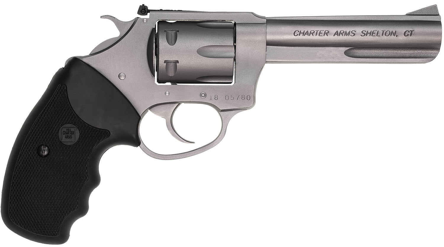 Charter Arms 72242 Pathfinder Target 22 LR, 8 Shot 4.20" Matte Stainless Steel Barrel & Cylinder, Anodized Aluminum Fram