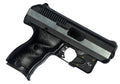 Hi-Point CF380LLTGM CF  380 ACP Caliber with 3.50" Barrel, 8+1 Capacity, Black Finish Frame, Serrated Black Steel Chrome
