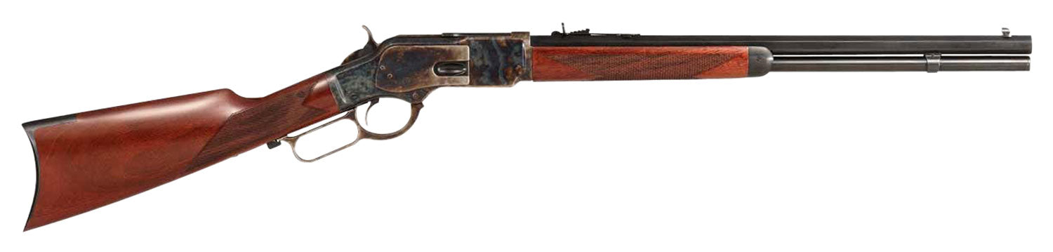 Taylors & Company 550221COM 1873 Comanchero Uberti Full Size 45 Colt (Long Colt) 10+1 20" Blued Octagon Barrel, Color Ca