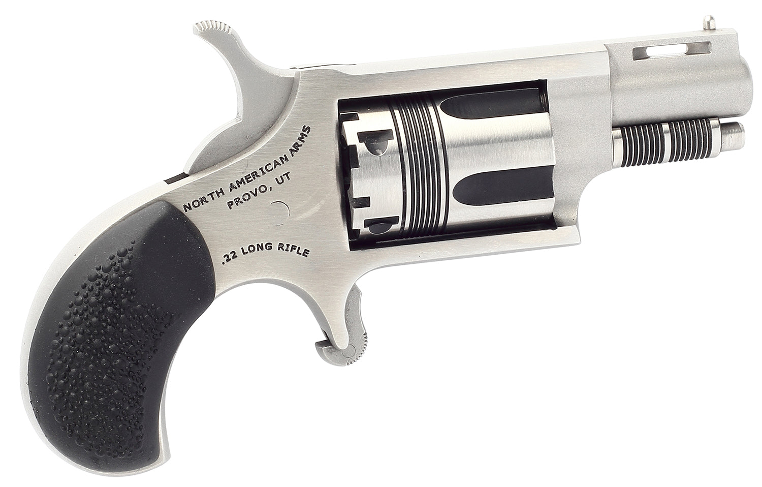 North American Arms 22LRTW Wasp  22 LR 5rd rd 1.13" Stainless Vent Rib Steel Barrel, Matte Stainless Steel Frame, Stainl