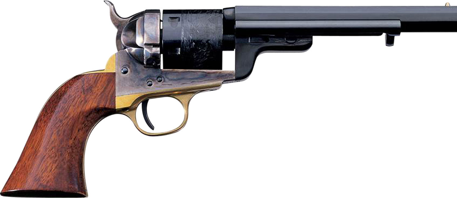 Taylors & Company 550733 C. Mason Navy Uberti 38 Special 6 Shot 5.50" Blued Octagon Barrel, Blued Engraved Cylinder, Col