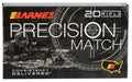 Barnes Bullets 30740 Precision Match  300Win Mag 220gr Open Tip Match Boat Tail 20 Per Box/10 Case