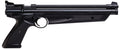 Crosman P1377 American Classic Pump Pistol 177 1rd Rifled Steel Barrel, Fixed Front/Adjustable Rear Sights, Black Polyme