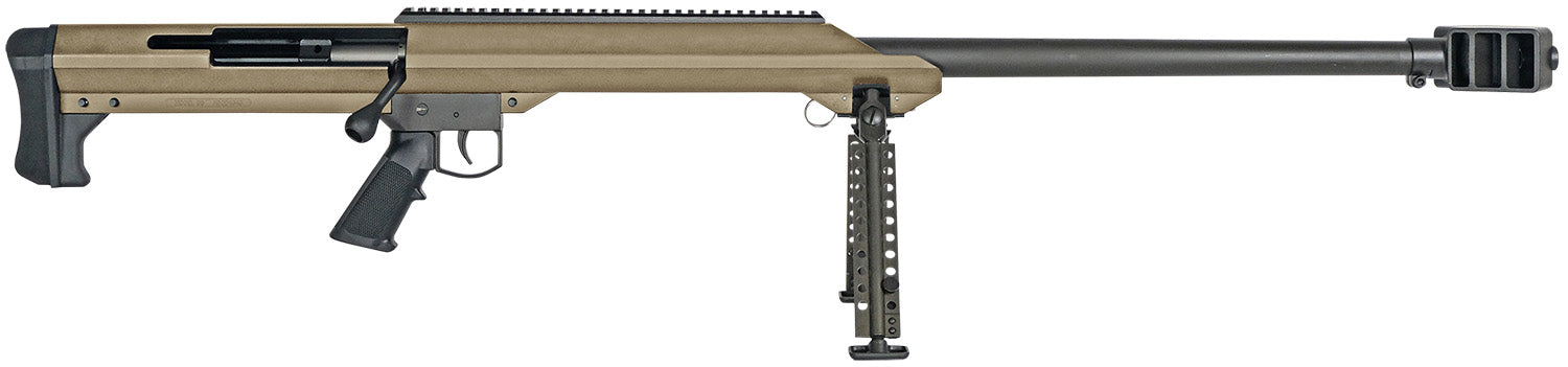 Barrett 13273 M99  50 BMG 32" 1rd Flat Dark Earth Cerakote Flat Dark Earth Fixed w/Sorbothane Recoil Pad Stock Black Pol