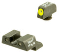 Trijicon 600784 HD Night Sights  Green/Tritium Yellow Outline Front Sight-Green Tritium Black Outline Rear Sight Glock 4