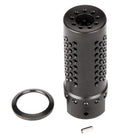 Spikes Tactical SBV1019 Dynacomp Extreme Muzzle Brake Black Nitride 416R Stainless Steel with 5/8"-24 tpi Threads & 2.25