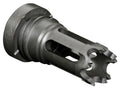Yankee Hill 310228A Phantom Flash Hider Black Phosphate Steel with 1/2"-28 tpi Threads for 5.56x45mm NATO AR-Platform