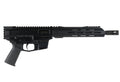 BC-9 9mm Left Side Charging Complete Pistol, 10.5" Parkerized M4 Barrel, 1:10 Twist, Billet Lower, Bufferless, Blowback, 9.5" M-LOK Rail