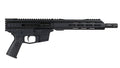 BC-9 9mm Right Side Charging Complete Pistol, 10.5" Parkerized M4 Barrel, 1:10 Twist, Billet Lower, Bufferless, Blowback, 9.5" M-LOK Rail