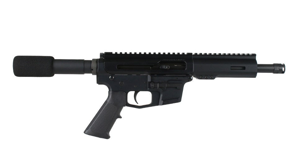 BC-9 9mm Right Side Charging Complete Pistol, 7.5" Parkerized Heavy Barrel, 1:10 Twist, Billet Lower, Blowback, M-LOK Rail, Micro Flash Hider