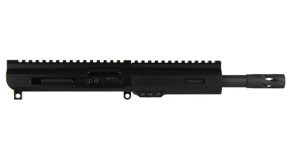 BC-9 9mm Right Side Charging Complete Upper Assembly, 7.5" Parkerized Heavy Barrel, 1:10 Twist, Bufferless, Blowback, 5.3" M-LOK Rail