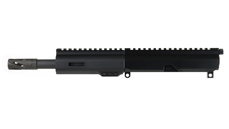 BC-9 9mm Right Side Charging Complete Upper Assembly, 7.5" Parkerized Heavy Barrel, 1:10 Twist, Blowback, 5.3" M-LOK Rail
