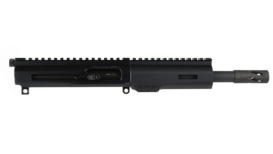 BC-9 9mm Right Side Charging Complete Upper Assembly, 7.5" Black Nitride Heavy Barrel, 1:10 Twist, Blowback, 5.3" M-LOK Rail